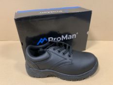 6 X BRAND NEW PROMAN OMAHA CHUKKA BLACK SAFETY BOOTS SIZE 6