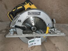 DEWALT DCS572N-XJ 184MM 18V LI-ION XR BRUSHLESS CORDLESS CIRCULAR SAW (UNCHECKED, UNTESTED)