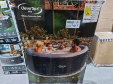 BOXED CLEVER SPA MIA 4 PERSON HOT TUB - RRP £425 UNCHECKED/UNTESTED