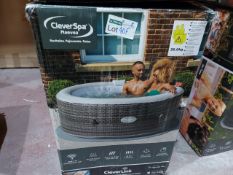 BOXED CLEVER SPA MAEVEA 4 PERSON HOT TUB - RRP £388. UNCHECKED/UNTESTED