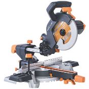 BRAND NEW EVOLUTION R210SMS SLIDING MITRE SAW 230V