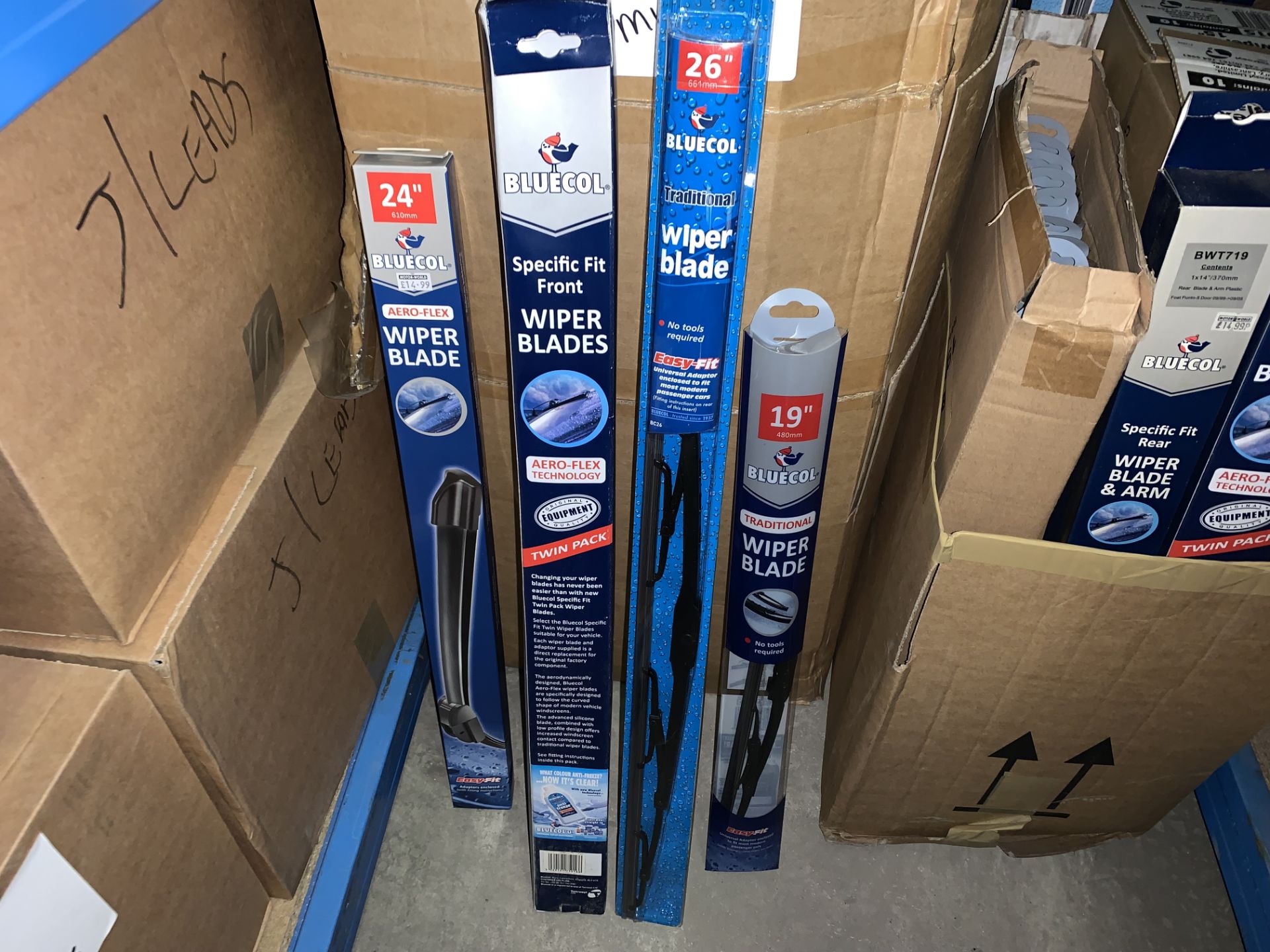 50 X BRAND NEW ASSORTED WIPER BLADES