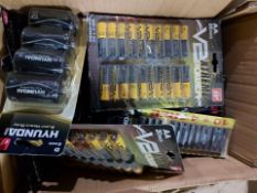 200 X PACKS OF ASSORTED BATTERIES. NOTE PAST BEST BEFORE/EXPIRY. UNCHECKED STOCK