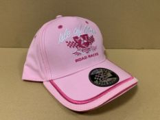 25 X BRAND NEW OFFICIAL LADIES ISLE OF MAN RACING CAPS