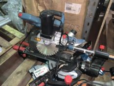 ERBAUER 216MM SLIDING MITRE SAW 220/240V (UNCHECKED, UNTESTED)