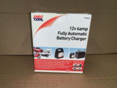 12 X BRAND NEW 12V 6 AMP FULLY AUTOMATIC BATTERY CHARGERS