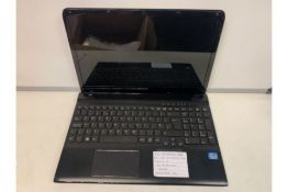 SONY SVE151511M LAPTOP, INTEL CORE i3-3110M, 2,4GHZ, WINDOWS 10, 320GB HARD DRIVE WITH CHARGER (56