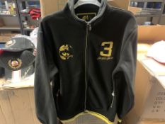 10 X BRAND NEW OFFICIAL JOEY DUNLOP ADULT FLEECES (SIZES MAY VARY)