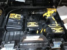 DEWALT DCD778M2T-SFGB 18V 4.0AH LI-ION XR BRUSHLESS CORDLESS COMBI DRILL COMES WITH 2 BATTERIES,