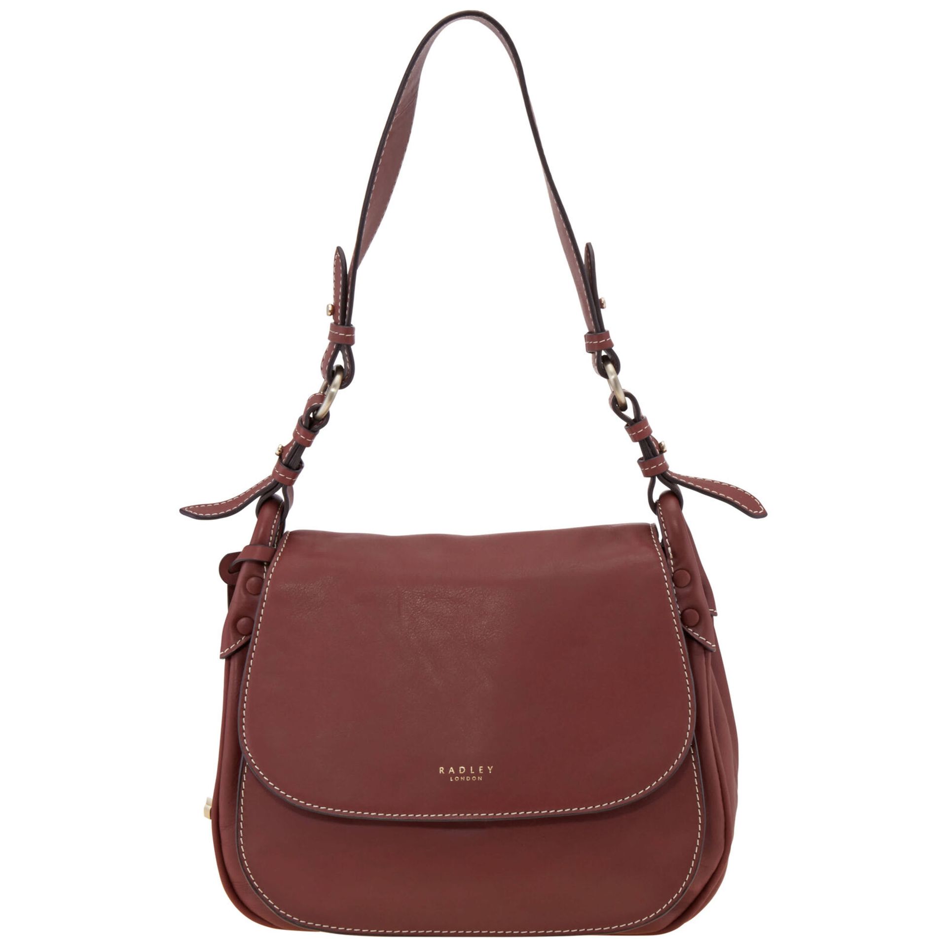 BRAND NEW RADLEY L FLAPOVER SHOULDER CHESTNUT (1737) RRP £190 P2-7