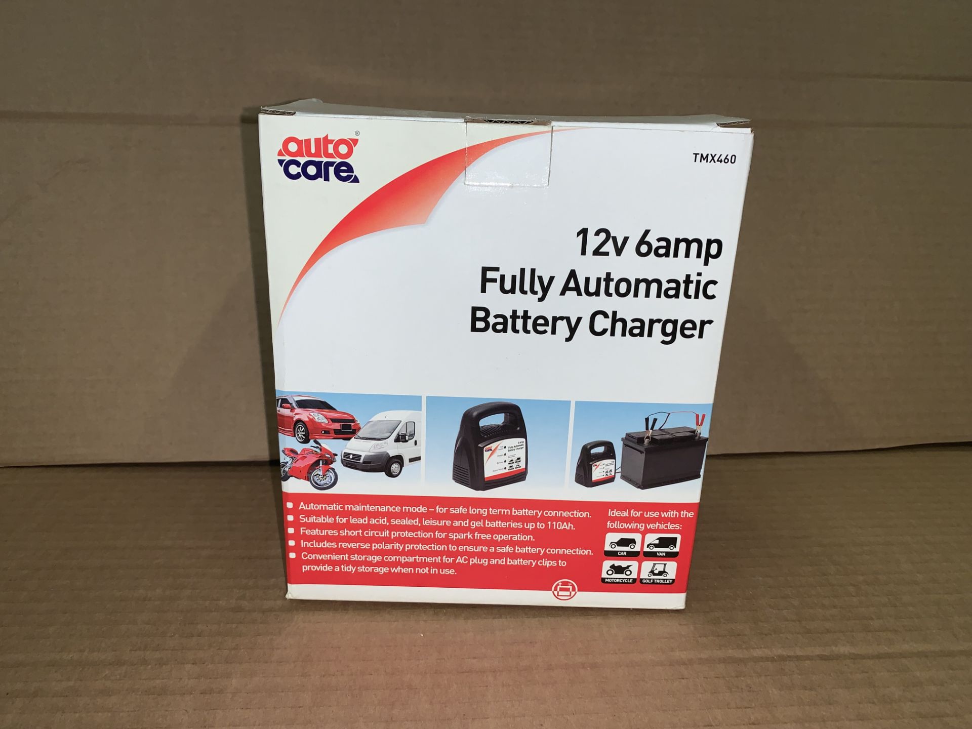 12 X BRAND NEW 12V 6 AMP FULLY AUTOMATIC BATTERY CHARGERS