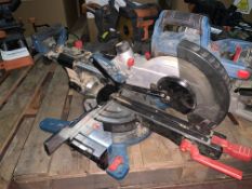 ERBAUER 216MM SLIDING MITRE SAW 220/240V (UNCHECKED, UNTESTED)
