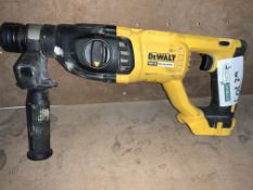 DEWALT DCH033N 2.4KG 18V LI-ION XR BRUSHLESS CORDLESS SDS PLUS DRILL (UNCHECKED, UNTESTED)