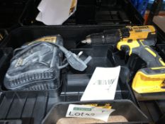 DEWALT CORDLESS BRUSHLESS COMBI DRILL COMES WITH CHARGER AND CARRY CASE (UNCHECKED, UNTESTED)