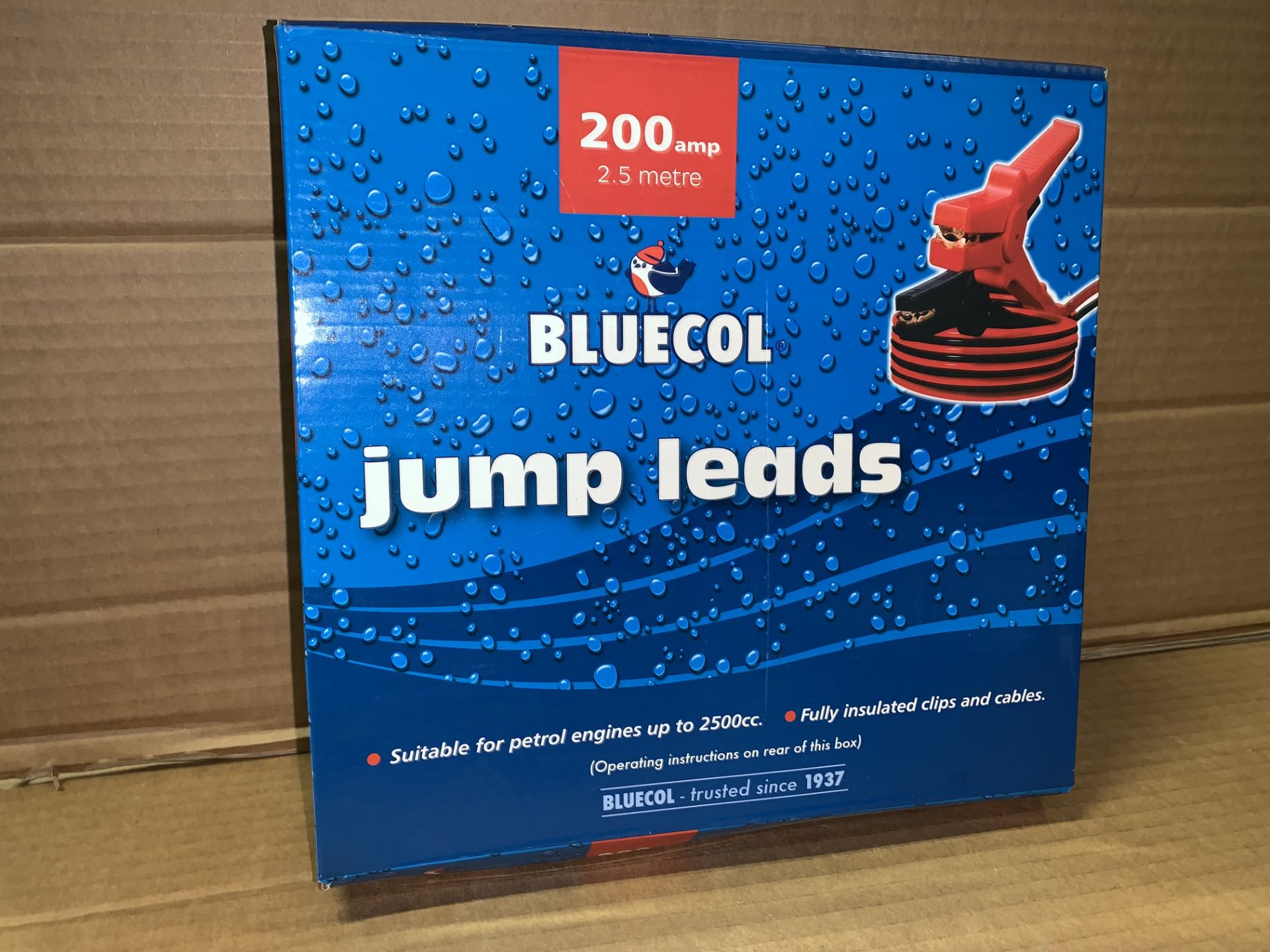 12 X BRAND NEW BLUECOL 200AMP JUMP LEADS