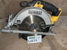 DEWALT CORDLESS CIRCULAR SAW (UNCHECKED, UNTESTED)