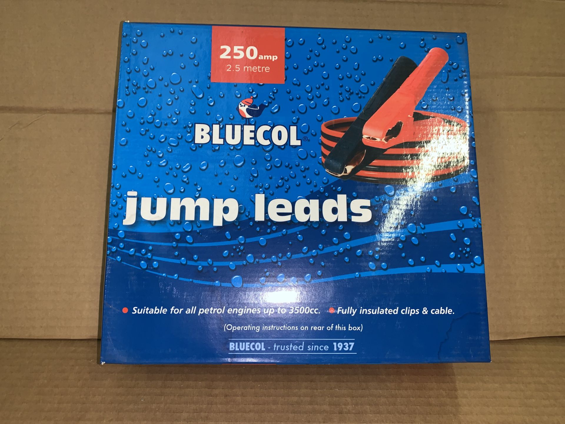 12 X BRAND NEW BLUECOL 250 AMP JUMP LEADS