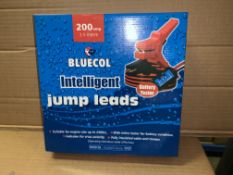 15 X BRAND NEW BLUECOL 200 AMP INTELLIGENT JUMP LEADS