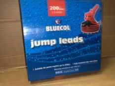 12 X BRAND NEW BLUECOL 200AMP JUMP LEADS