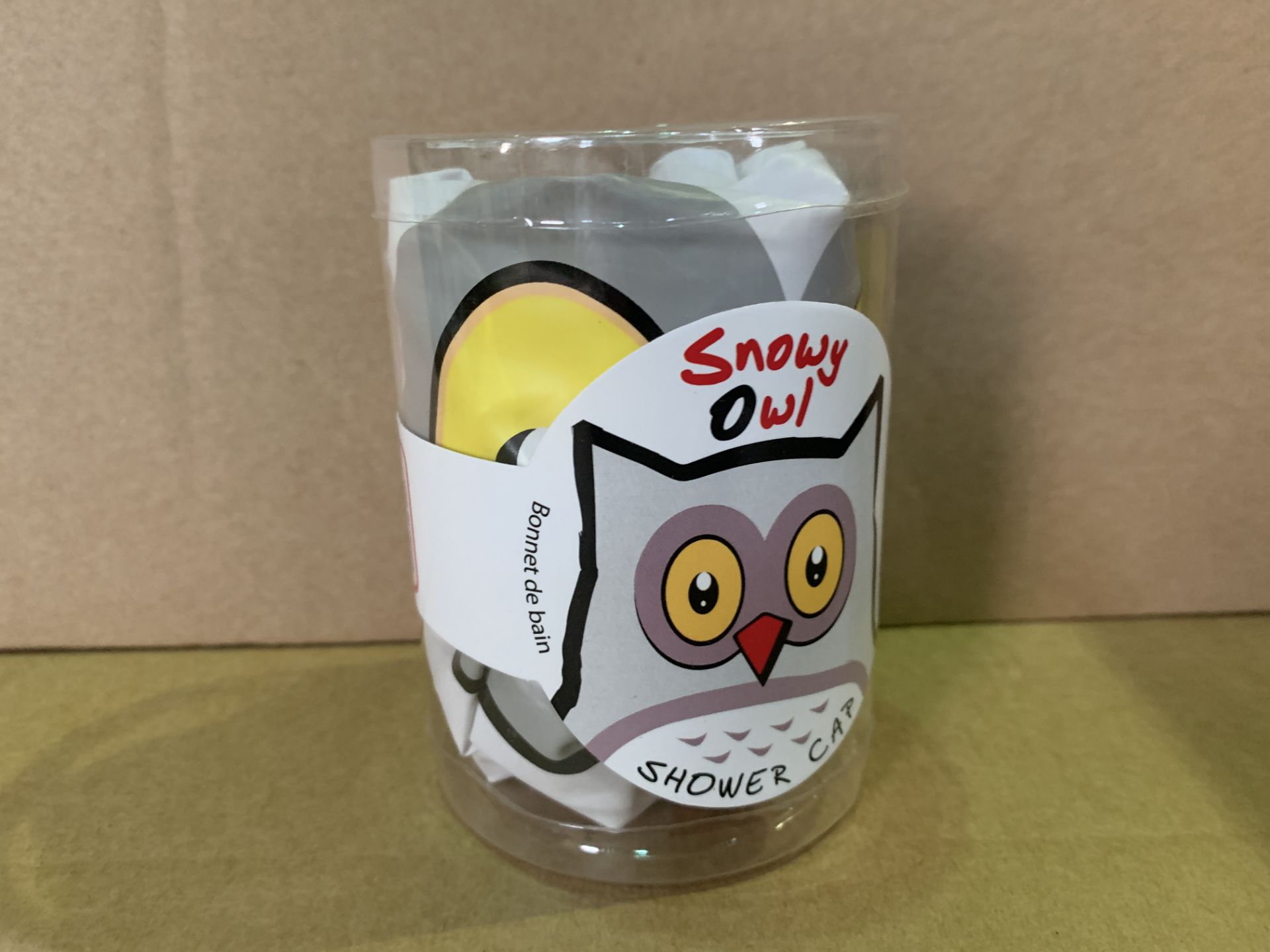 60 X BRAND NEW SNOWY OWL SHOWER CAPS