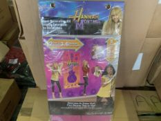 72 X BRAND NEW HANNAH MONTANA GIANT DECORATING KITS IN 4 BOXES