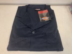 10 X BRAND NEW DICKIES REDHAWK WAREHOUSE COATS NAVY BLUE SIZE XS