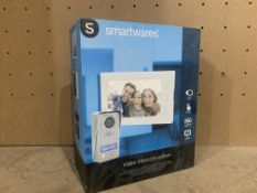 SMARTWARES 2 WAY SPEECH TOUCH BUTTON VIDEO INTERCOM SYSTEMS