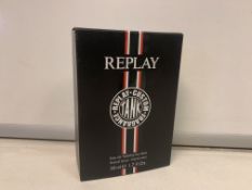 8 X BRAND NEW REPLAY FOR JIM EDT 50ML RRP £30 EACH