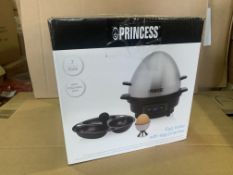 4 X PRINCESS EGG BOILER WITH EGG POACHERS