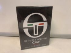 10 X BRAND NEW SERGIO TACCHINI CLUB INTENSE 100ML EDT RRP £42 EACH