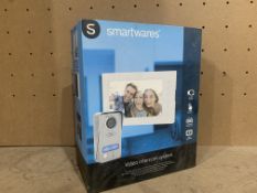 SMARTWARES 2 WAY SPEECH TOUCH BUTTON VIDEO INTERCOM SYSTEMS