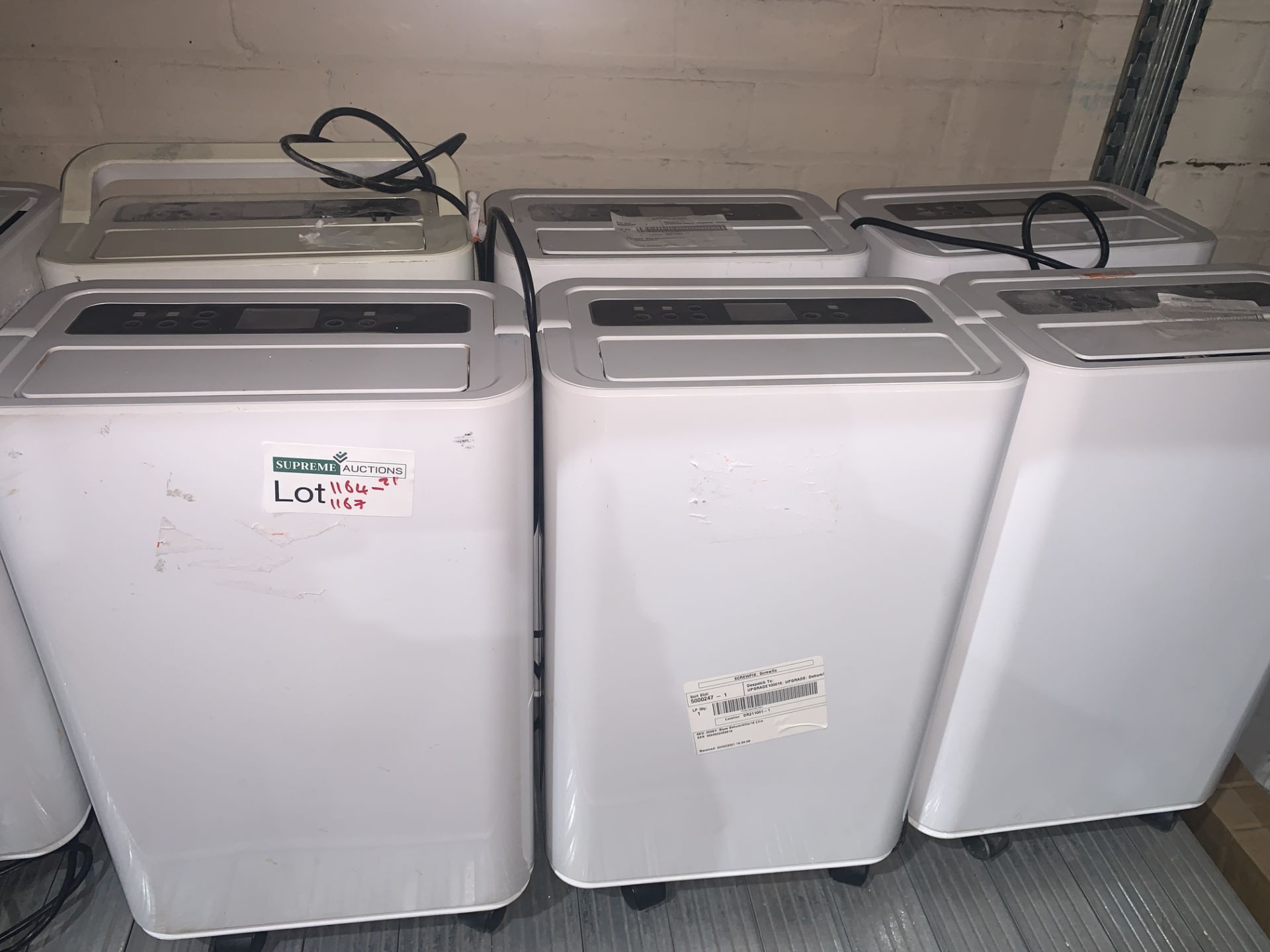 BLYSS 16L DEHUMIDIFIERS (UNCHECKED, UNTESTED)