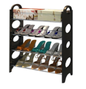 12 X NEW BOXED PROGEN LUXURY 4 TIER/LAYER SHOE RACKS. RRP £27.99 EACH