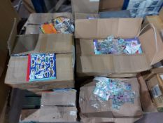 (V263) PALLET TO CONTAIN APPROX 10,000 X ASSORTED SHEETS OF STICKERS.