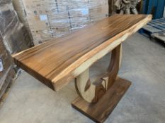 SOLID WOODEN SUAR CONSOLE TABLE