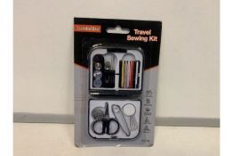 120 X NEW PACKAGED ESSENTIAL GEAR TRAVEL SEWING KITS. IDEAL FOR CAMPING, WALKING, SCOUT GUIDES,