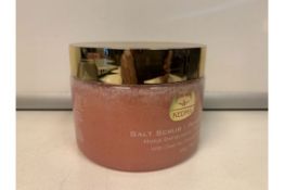 BRAND NEW KEDMA 500G PEACH AND HONEY SALT SCRUB WITH DEAD SEA MINERALS AND NATURAL OILS