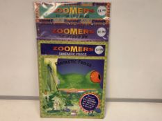 240 X BRAND NEW PACKS OF 3 ZOOMIES BOOKS IN 3 BOXES