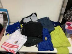 BRAND NEW CLOTHING LOT INCLUDING NIKE, ADIDAS, KARIMORE, SLAZENGER, CHELSEA FC ETC RRP £250