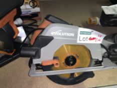 EVOLUTION 185MM MULTI MATERIAL CUTTING SAW (UNCHECKED, UNTESTED)