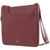 BRAND NEW RADLEY L Zip Around Xbody Pocket, MERLOT (2062) RRP £125 P3-15