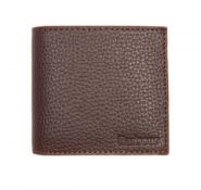 BRAND NEW BARBOUR GAIN BILLFOLD WALLET BROWN RRP £45 - 17