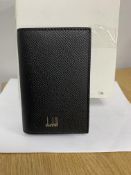 BRAND NEW ALFRED DUNHILL GT Cadogan Bus Card Case, BLK (736) RRP £129 - 4