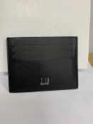 BRAND NEW ALFRED DUNHILL GT Cadogan Card Case, BLACK (651) RRP £110 - 3