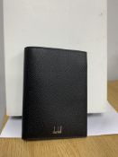 BRAND NEW ALFRED DUNHILL GT Cadogan Passport Holder, BLACK (217) RRP £149 - 1