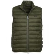 BRAND NEW BARBOUR INTL REED GILET GREEN SIZE MEDIUM RRP £100 - 2