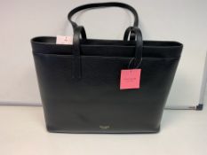 BRAND NEW KATE SPADE LARGE ZIP TOP WORK TOTE BLACK (9468) RRP £375 - 1