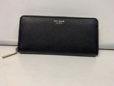 BRAND NEW KATE SPADE SLIM CONTINENTAL PURSE BLACK (1603) RRP £165 - 1