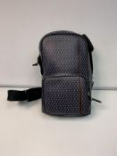 BRAND NEW ALFRED DUNHILL Dunh Gt Et Lugg Canvas Sling Bag, GRY (683) RRP £679 - 1
