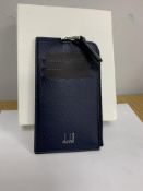 BRAND NEW ALFRED DUNHILL Gt Cadogan Zip Card Case, NVY (239) RRP £159 - 2